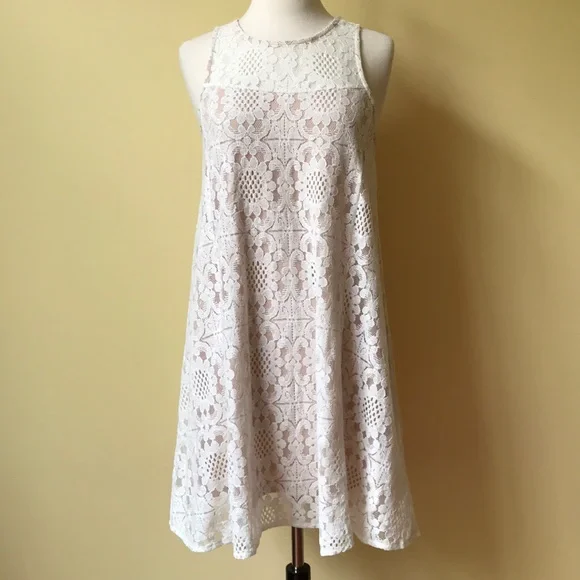 Altar'd State | Dresses | Altard State Lace Crochet Racerback Swing Dress |  Poshmark